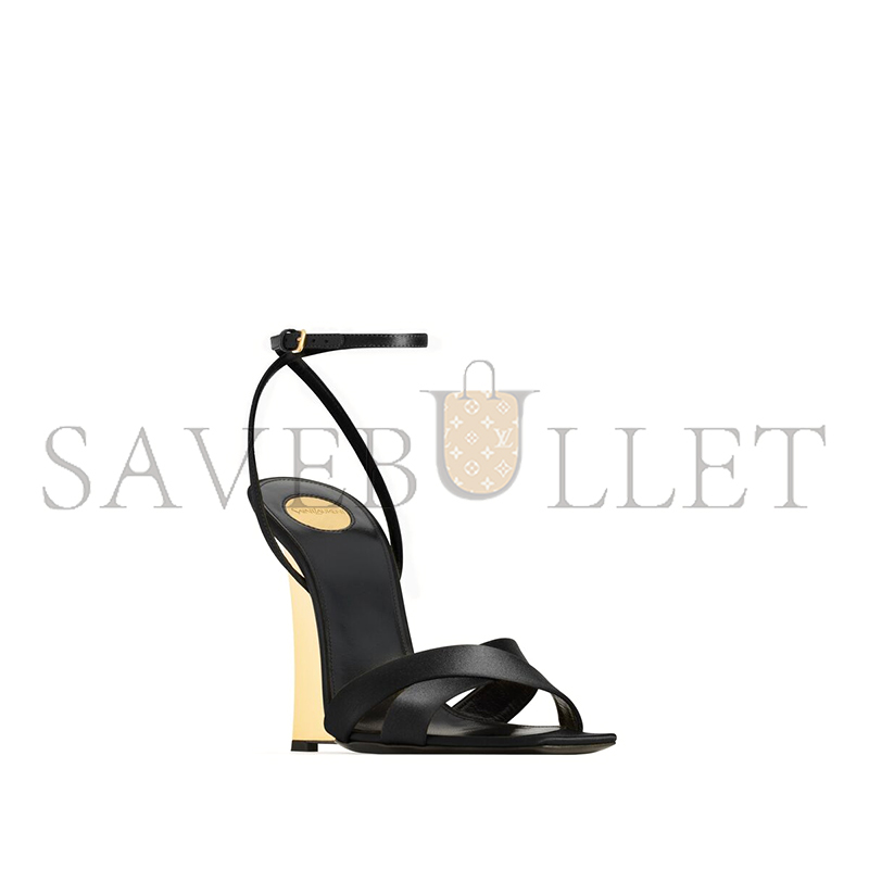 YSL LUCIENNE WEDGES IN SATIN CREPE 8302879QNAO1000